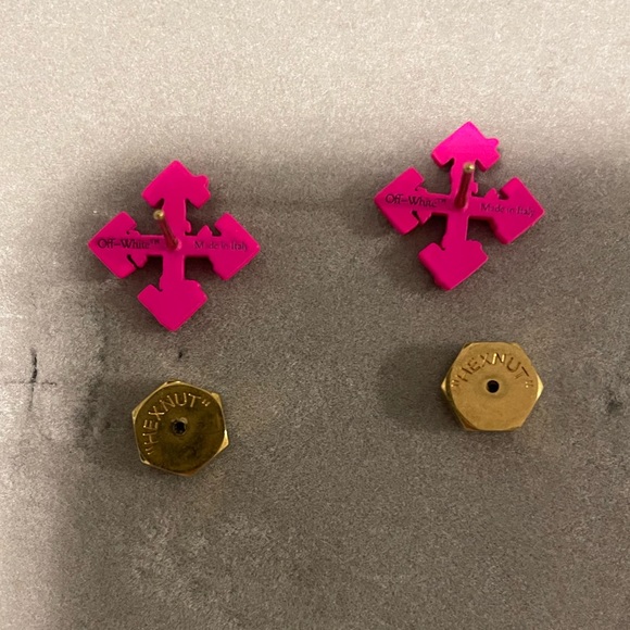 OFF-WHITE c/o VIRGIL ABLOH Earrings-New-Retail $350 - Picture 3 of 3